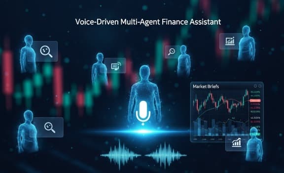 Voice-Driven Multi-Agent Finance Assistant